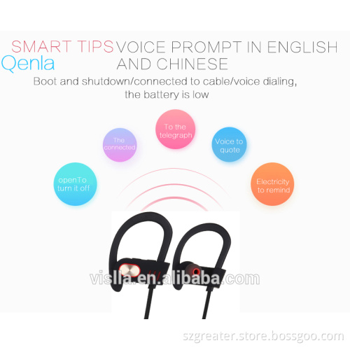 2017 Newest ipx7 waterproof wireless Bluetooth stereo earphone&earbuds,In-ear sport headphone for swimming